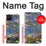 Samsung Galaxy A42 5G Hard Case Claude Monet Water Lilies with custom name