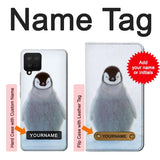 Samsung Galaxy A42 5G Hard Case Penguin Ice with custom name