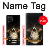 Samsung Galaxy A42 5G Hard Case Skull Face Grim Reaper with custom name