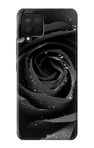 Samsung Galaxy A42 5G Hard Case Black Rose