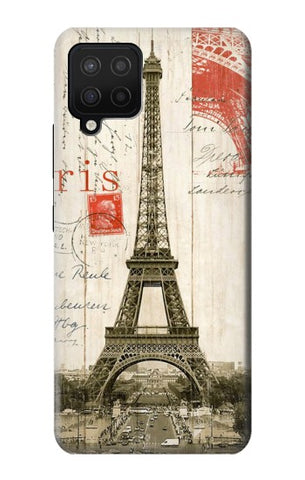 Samsung Galaxy A42 5G Hard Case Eiffel Tower Paris Postcard
