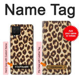 Samsung Galaxy A42 5G Hard Case Leopard Pattern Graphic Printed with custom name