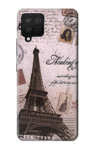 Samsung Galaxy A42 5G Hard Case Paris Postcard Eiffel Tower