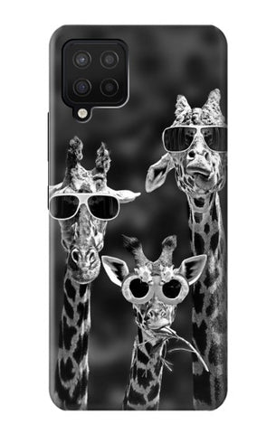 Samsung Galaxy A42 5G Hard Case Giraffes With Sunglasses