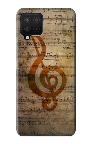 Samsung Galaxy A42 5G Hard Case Sheet Music Notes