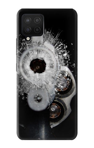 Samsung Galaxy A42 5G Hard Case Gun Bullet Hole Glass