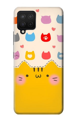 Samsung Galaxy A42 5G Hard Case Cute Cat Pattern