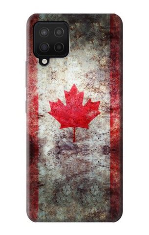 Samsung Galaxy A42 5G Hard Case Canada Maple Leaf Flag Texture