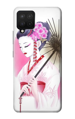 Samsung Galaxy A42 5G Hard Case Devushka Geisha Kimono