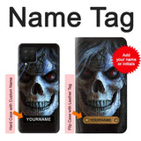 Samsung Galaxy A42 5G Hard Case Evil Death Skull with custom name