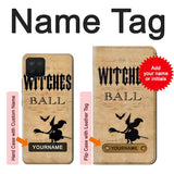 Samsung Galaxy A42 5G Hard Case Vintage Halloween The Witches Ball with custom name