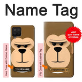 Samsung Galaxy A42 5G Hard Case Cute Monkey Cartoon Face with custom name