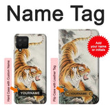Samsung Galaxy A42 5G Hard Case Chinese Tiger Tattoo Painting with custom name
