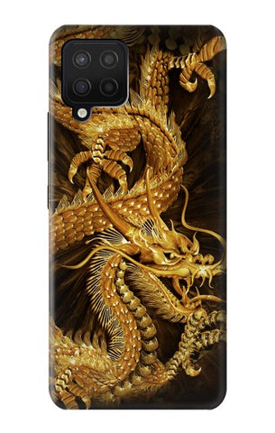 Samsung Galaxy A42 5G Hard Case Chinese Gold Dragon Printed