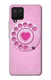 Samsung Galaxy A42 5G Hard Case Pink Retro Rotary Phone