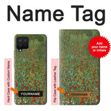 Samsung Galaxy A42 5G Hard Case Gustav Klimt Poppy Field with custom name