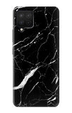Samsung Galaxy A42 5G Hard Case Black Marble Graphic Printed