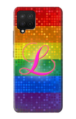 Samsung Galaxy A42 5G Hard Case Rainbow Lesbian Pride Flag