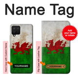 Samsung Galaxy A42 5G Hard Case Wales Red Dragon Flag with custom name