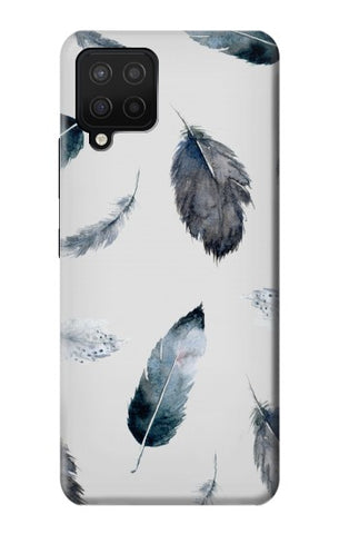 Samsung Galaxy A42 5G Hard Case Feather Paint Pattern