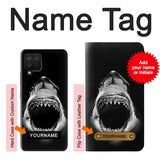 Samsung Galaxy A42 5G Hard Case Great White Shark with custom name