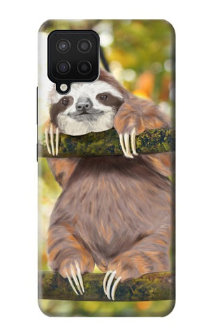 Samsung Galaxy A42 5G Hard Case Cute Baby Sloth Paint