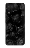Samsung Galaxy A42 5G Hard Case Black Roses