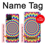 Samsung Galaxy A42 5G Hard Case Colorful Psychedelic with custom name