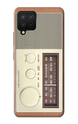Samsung Galaxy A42 5G Hard Case FM AM Wooden Receiver Graphic