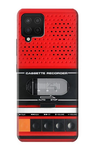 Samsung Galaxy A42 5G Hard Case Red Cassette Recorder Graphic