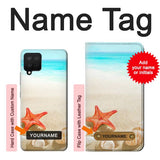Samsung Galaxy A42 5G Hard Case Sea Shells Starfish Beach with custom name