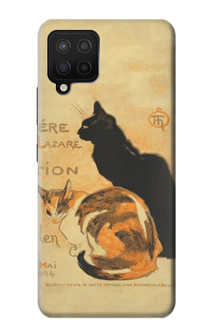 Samsung Galaxy A42 5G Hard Case Vintage Cat Poster