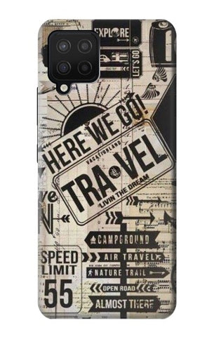 Samsung Galaxy A42 5G Hard Case Vintage Travel