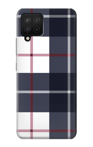 Samsung Galaxy A42 5G Hard Case Plaid Fabric Pattern