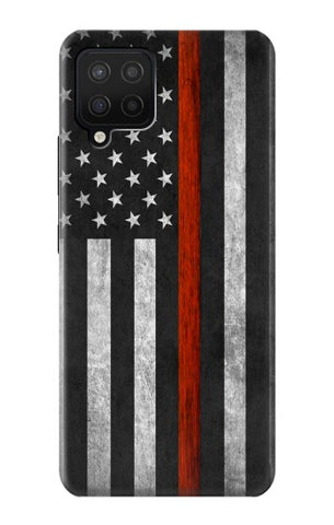 Samsung Galaxy A42 5G Hard Case Firefighter Thin Red Line Flag
