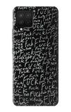Samsung Galaxy A42 5G Hard Case Funny Words Blackboard