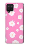 Samsung Galaxy A42 5G Hard Case Pink Floral Pattern