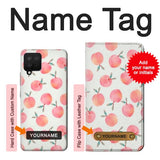 Samsung Galaxy A42 5G Hard Case Peach with custom name