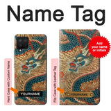 Samsung Galaxy A42 5G Hard Case Dragon Cloud Painting with custom name
