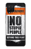 Samsung Galaxy A42 5G Hard Case No Stupid People