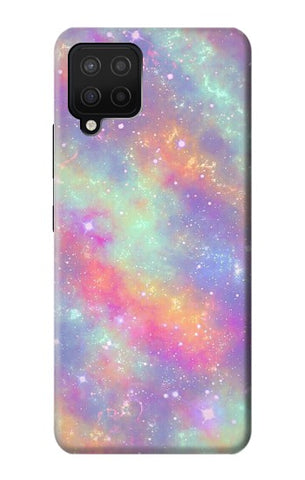 Samsung Galaxy A42 5G Hard Case Pastel Rainbow Galaxy Pink Sky