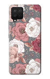 Samsung Galaxy A42 5G Hard Case Rose Floral Pattern