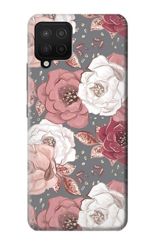 Samsung Galaxy A42 5G Hard Case Rose Floral Pattern