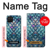 Samsung Galaxy A42 5G Hard Case Mermaid Fish Scale with custom name