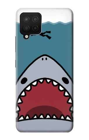 Samsung Galaxy A42 5G Hard Case Cartoon Shark Sea Diving