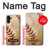 Samsung Galaxy A13 4G Hard Case Baseball with custom name