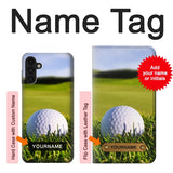 Samsung Galaxy A13 4G Hard Case Golf with custom name