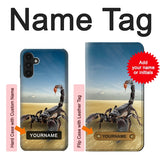 Samsung Galaxy A13 4G Hard Case Desert Scorpion with custom name
