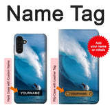 Samsung Galaxy A13 4G Hard Case Hawaii Surf with custom name
