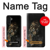 Samsung Galaxy A13 4G Hard Case Bengal Tiger with custom name
